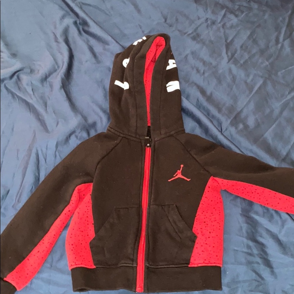 Toddler jogging pants with hoodie